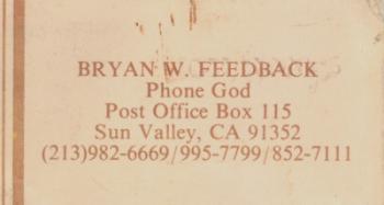 Bryan's Business Card